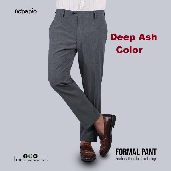 Formal Pant- Deep Ash
